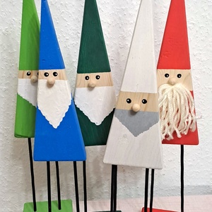 Karácsonyi manó, Karácsony, Adventi díszek, Adventi ablakdekoráció, Famegmunkálás, Festett tárgyak, MESKA