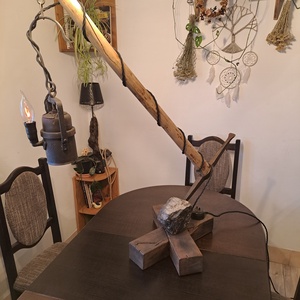 Loft, ipari stílusú lámpa - otthon & életmód - lámpa - asztali lámpa - Meska.hu