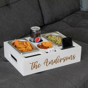 Kanapé rendező nasis doboz, sofa box, snack tál, ital és sör tartó tál és doboz egyedi gravírozással, személyre szabott - Meska.hu