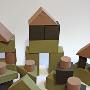 WoodYdreams BE CREATIV! SMALL MILITARY (építőkocka készlet) fiúknak - játék & sport - építőjáték - Meska.hu