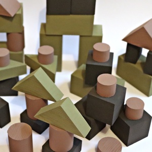 WoodYdreams BE CREATIV! SMALL MILITARY (építőkocka készlet) fiúknak - játék & sport - építőjáték - Meska.hu