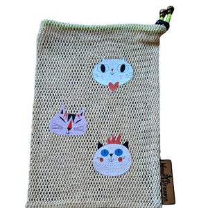 Woodydreams egyedi vidám bevásárló zsák / ökozacskó  - táska & tok - bevásárlás & shopper táska - zöldség/gyümölcs zsák - Meska.hu