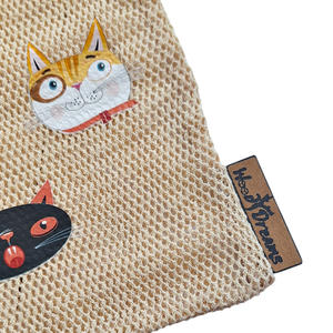 Woodydreams egyedi vidám bevásárló zsák / ökozacskó  - táska & tok - bevásárlás & shopper táska - zöldség/gyümölcs zsák - Meska.hu