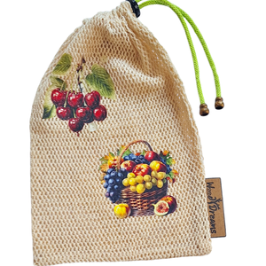 Woodydreams egyedi vidám ökozacskó  - táska & tok - bevásárlás & shopper táska - zöldség/gyümölcs zsák - Meska.hu