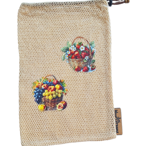 Woodydreams egyedi vidám bevásárló zsák / ökozacskó  - táska & tok - bevásárlás & shopper táska - zöldség/gyümölcs zsák - Meska.hu