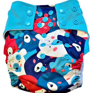 Mosható pelenka + betét - szépségápolás - pelenka & babaápolás - pelenka - Meska.hu