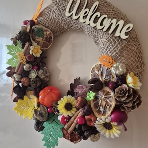 Színes őszi ajtódekor - otthon & életmód - dekoráció - ajtó- és ablak dekoráció - ajtódísz & kopogtató - Meska.hu Színes őszi ajtódekor - otthon & életmód - dekoráció - ajtó- és ablak dekoráció - ajtódísz & kopogtató - Meska.hu