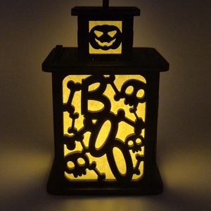 Happy halloween lámpás - otthon & életmód - dekoráció - halloween - halloweeni lámpás - Meska.hu