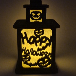 Happy halloween lámpás - otthon & életmód - dekoráció - halloween - halloweeni lámpás - Meska.hu