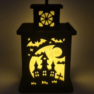 Csontvázas halloweeni lámpás - otthon & életmód - dekoráció - halloween - halloweeni lámpás - Meska.hu