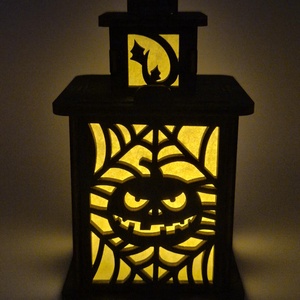 Tökfejes halloween lámpás - Meska.hu
