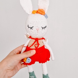 Nyuszi , Játék & Sport, Plüssállat & Játékfigura, Nyuszi, Horgolás, MESKA