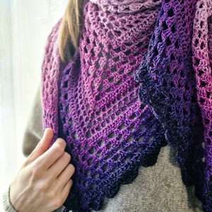 Kendő  - ruha & divat - sál, sapka, kendő - vállkendő - Meska.hu