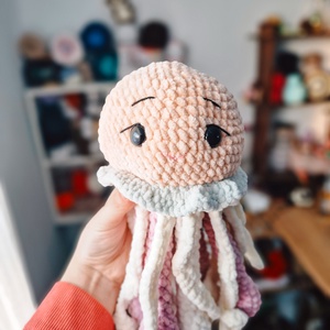 Medúza - játék & sport - plüssállat & játékfigura - polip, medúza - Meska.hu