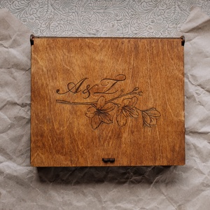 Emlékdoboz, fényképtartó doboz, esküvői doboz - esküvő - emlék & ajándék - doboz - Meska.hu