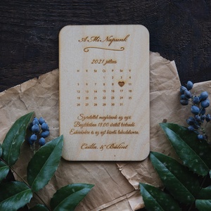 Fa Esküvői Meghívó - esküvő - meghívó & kártya - meghívó - Meska.hu