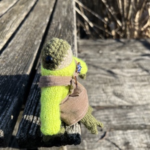 Prémium kézműves béka kordbársony ruhában - Díszcsomagolással. Egyedi designer játék - játék & sport - plüssállat & játékfigura - plüss mesefigurák - Meska.hu