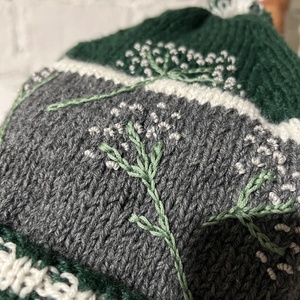 Kézzel kötött gyapjú sapka   - ruha & divat - sál, sapka, kendő - kalap - Meska.hu