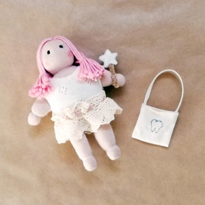 My Tiny Doll - Fogtündér rózsaszín hajjal - 50% kedvezménnyel  - játék & sport - baba & babaház - baba - Meska.hu
