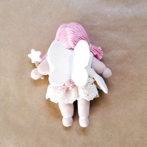 My Tiny Doll - Fogtündér rózsaszín hajjal - játék & sport - baba & babaház - baba - Meska.hu