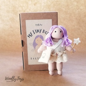 My Tiny Doll - Fogtündér lila hajjal - 50% kedvezménnyel , Játék & Sport, Baba & babaház, Baba, Baba-és bábkészítés, MESKA