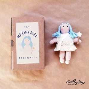 My Tiny Doll - Fogtündér kék hajjal - játék & sport - baba & babaház - baba - Meska.hu