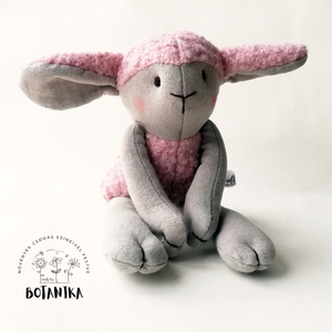 Bárány tesók - játékbaba a növények csodás színeivel festve -bodza/rózsaszín - játék & sport - baba & babaház - baba - Meska.hu