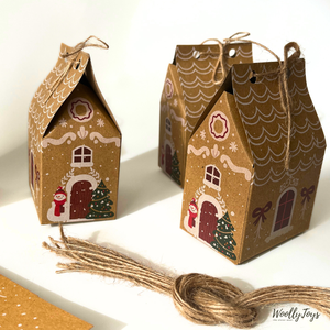 Adventi kalendárium naptár házikók 24 db ADVENTI KOLLEKCIÓ 2025 - karácsony - adventi díszek - adventi naptár - Meska.hu