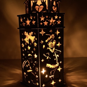 Karácsonyi - Grincs - mécsestartó - karácsony - karácsonyi lakásdekoráció - karácsonyi lakásdíszek - Meska.hu