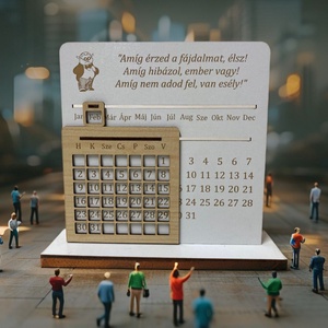 Öröknaptár - Dr. Bubó idézetekkel - otthon & életmód - dekoráció - fali és függő dekoráció - falinaptár & öröknaptár - Meska.hu