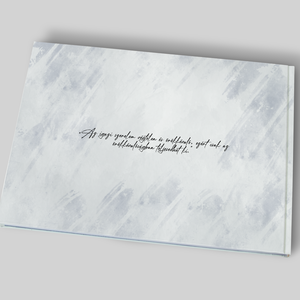 Esküvői vendégkönyv fotóval (kékesszürke) - esküvő - emlék & ajándék - vendégkönyv - Meska.hu