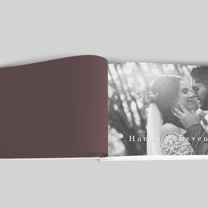 Esküvői vendégkönyv fotóval (Szürke modern) - esküvő - emlék & ajándék - vendégkönyv - Meska.hu