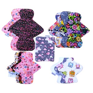 Rita mosható betét csomag normál és erős vérzéshez meglepetés mintával - szépségápolás - intim higiénia - intimbetét - Meska.hu