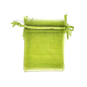 Organza ajándékszütyő oliva 10x12cm, , , MESKA