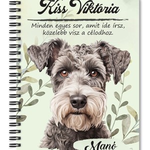 Személyre szabható - Pumi portré mintás A5-ös füzet, Otthon & Életmód, Papír, írószer, Jegyzetfüzet & Napló, , MESKA