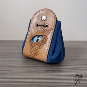 2in1 szütyő és kockatálca - Karen - játék & sport - táblajáték és kártyajáték - társasjátékok - dobókocka - Meska.hu