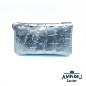 Ezüst krokkómintás - kék virág mintás egyenes kristály köves női pénztárca G1002 - táska & tok - pénztárca & más tok - pénztárca - női pénztárca - Meska.hu