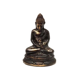 Réz figura Buddha gyógyító óarany 6,5x4cm - Meska.hu