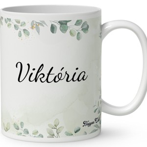 Névvel kérhető - Az erdő kis akrobatája, a mókus mintás bögre - otthon & életmód - konyhafelszerelés, tálalás - tálalás - bögre & csésze - Meska.hu