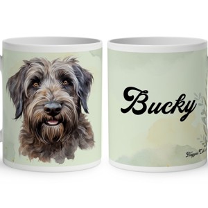 Névvel kérhető - Briard kutya portré mintás bögre, Otthon & Életmód, Konyhafelszerelés, tálalás, Tálalás, Bögre & Csésze, , MESKA