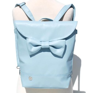 SuziartBag Világoskék masnis kisméretű 2in1 hátizsák - táska & tok - kézitáska & válltáska - válltáska - Meska.hu