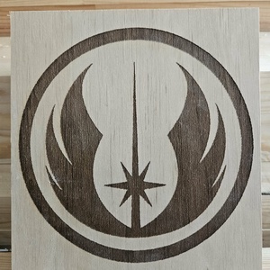 Star Wars Jedi logó gravírozott kép - Meska.hu