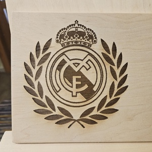 Real Madrid gravírozott kép - Meska.hu
