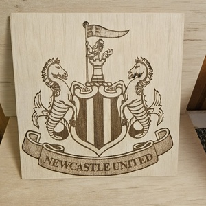 Newcastle United gravírozott kép - Meska.hu