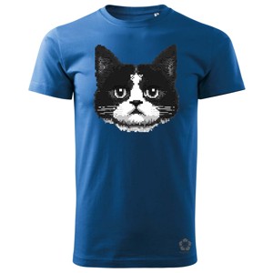 Pixel macska v8 férfi póló, Ruha & Divat, Férfi ruha, Póló, , MESKA