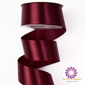 Szatén szalag 38mmx22,86m - wine red, Kellékek & szerszámok, Rövidáru, Szatén szalag, Szalag, pánt, , MESKA