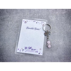Szeretlek Dédi kulcstartó rózsakvarccal, Táska & Tok, Kulcstartó & Táskadísz, Kulcstartó, , MESKA