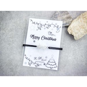 Merry Christmas holdkő angyal karkötő, Ékszer, Karkötő, Karkötő medállal, , MESKA