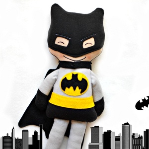 Batman baba, szuperhős baba -  - Meska.hu
