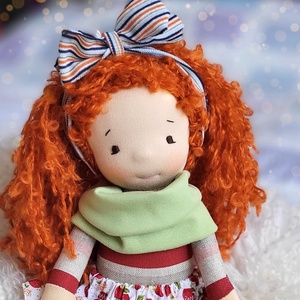 Karolin waldorf baba  - játék & sport - baba & babaház - öltöztethető baba - Meska.hu